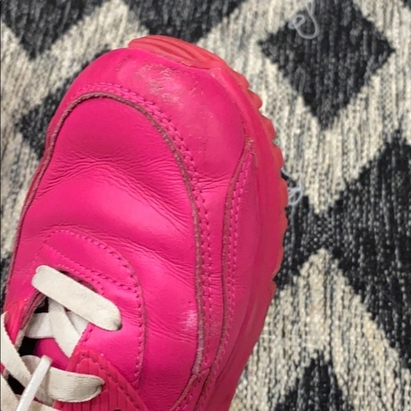 Nike women’s custom hot pink leather air max - Picture 7 of 10